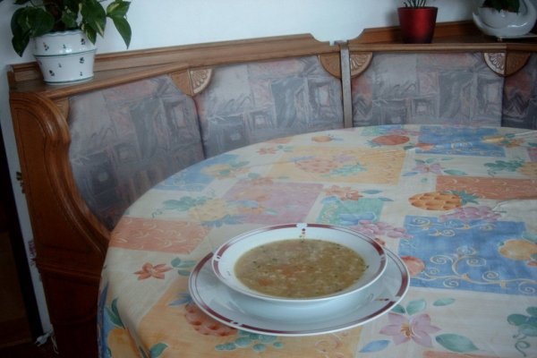 Supa din fulgi de cereale (ovaz)