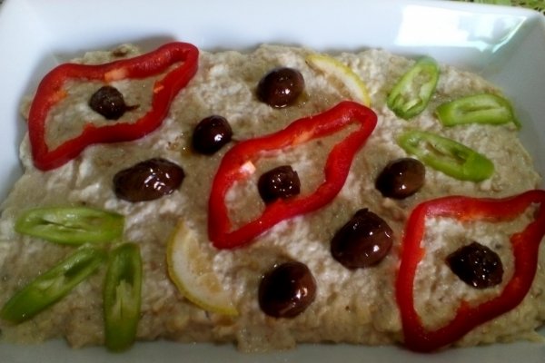 Salata de vinete cu tahini(mtabal)